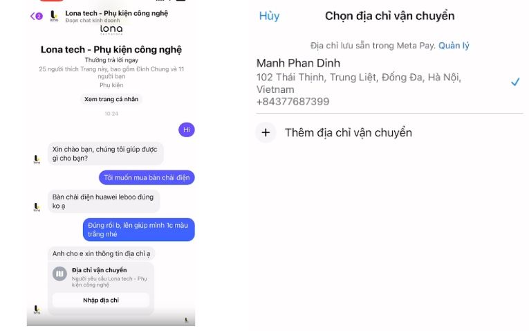Tự động thu thập thông tin khách hàng